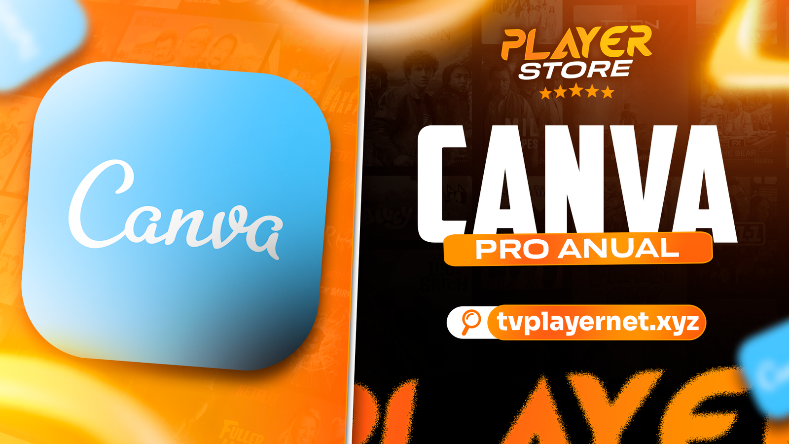 CANVA PRO ANUAL (NO SEU EMAIL)