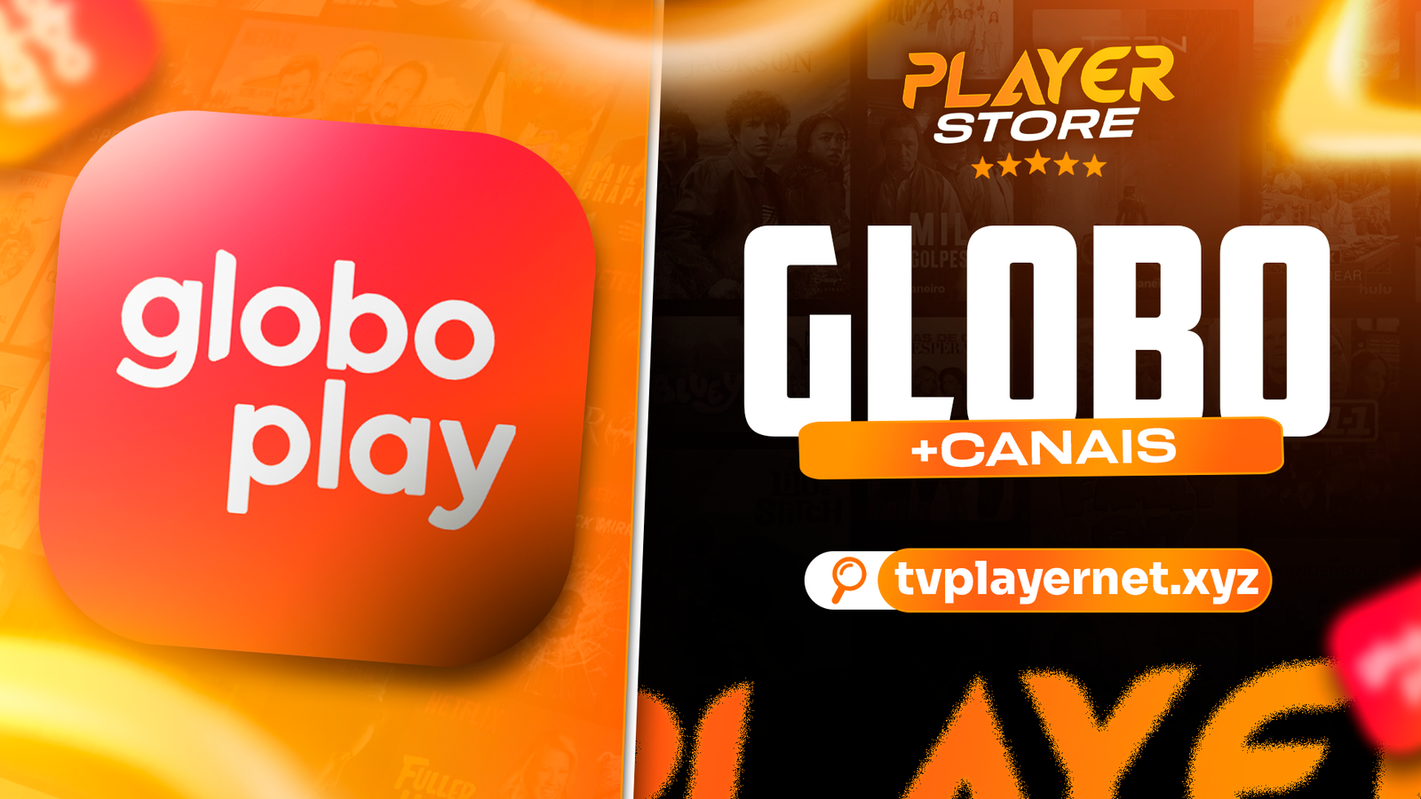 CONTA GLOBOPLAY + CANAIS